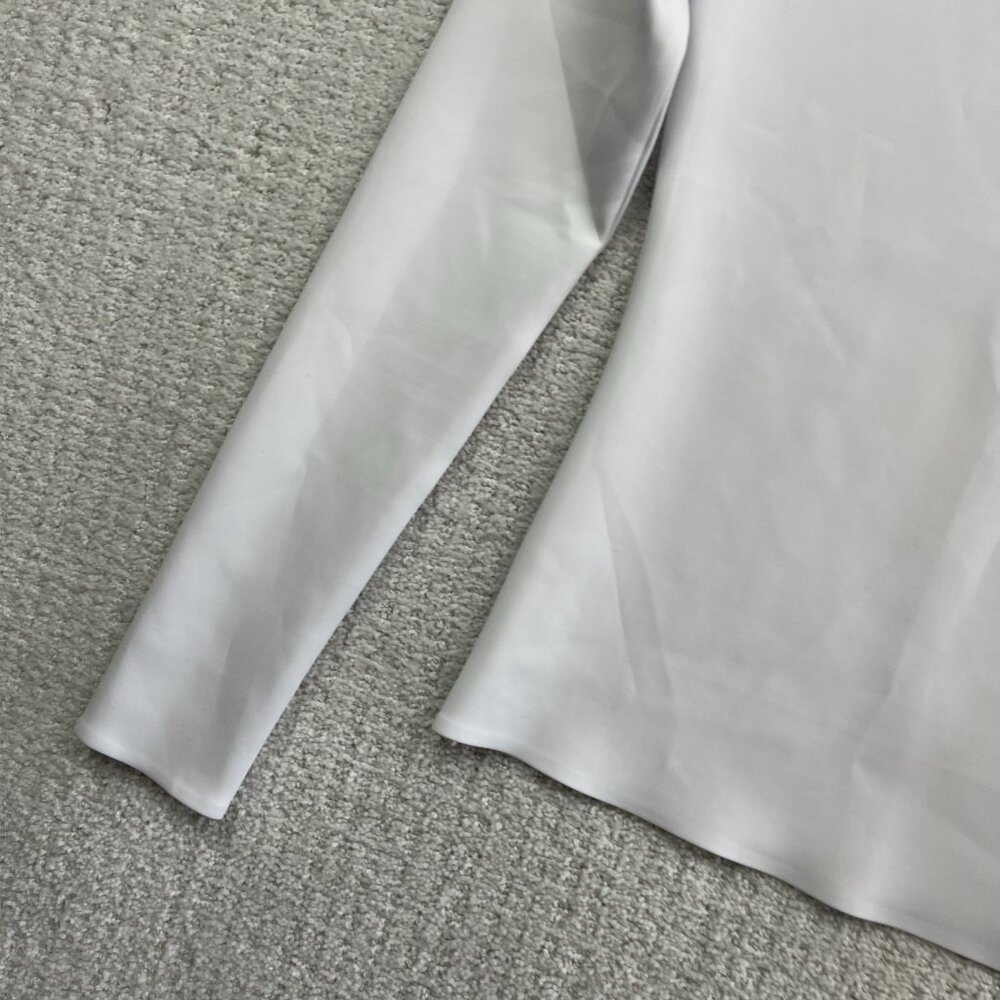 Abercrombie & Fitch Women’s Size XS Long-Sleeve Slim Strech Top White Preppy - Picture 5 of 14